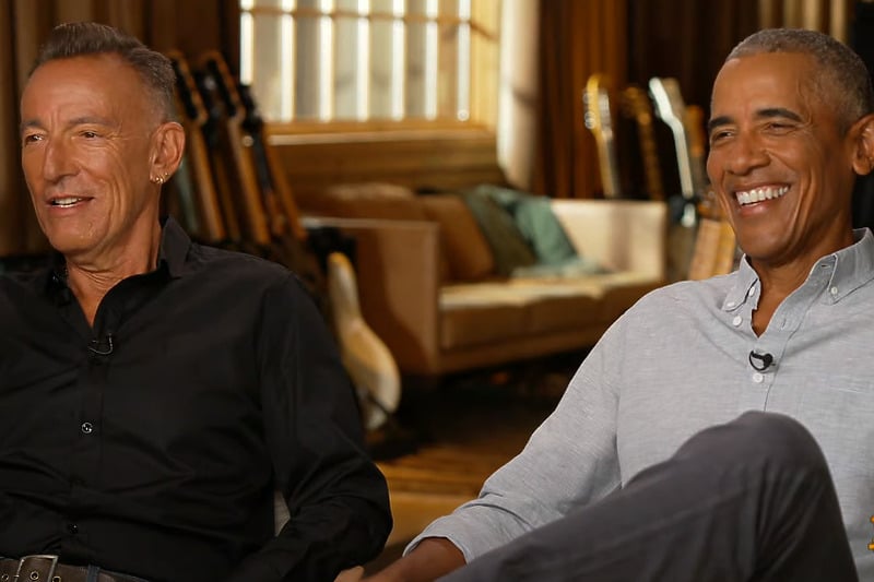Bruce Springsteen i Barack Obama (Foto:Screenshot)