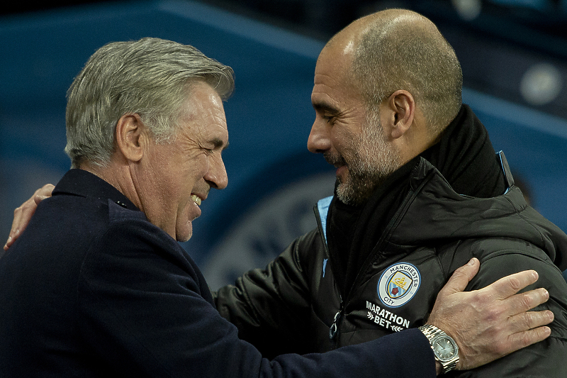 Carlo Ancelotti i Pep Guardiola (Foto: EPA-EFE)