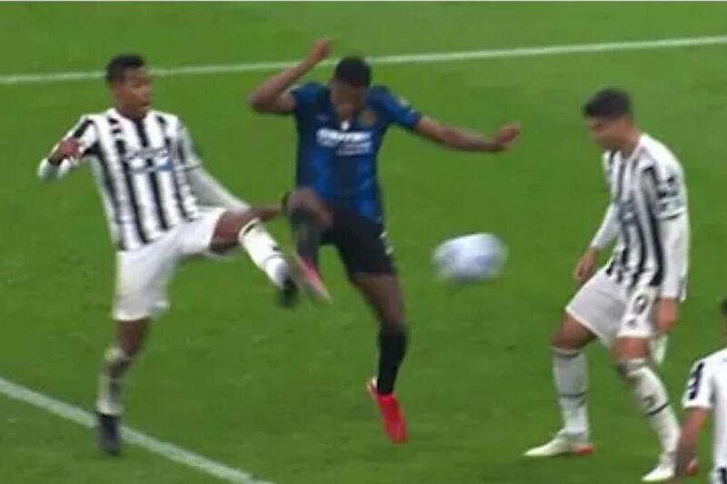 Sporni penal na meču Intera i Juventusa (Foto: Screenshot)