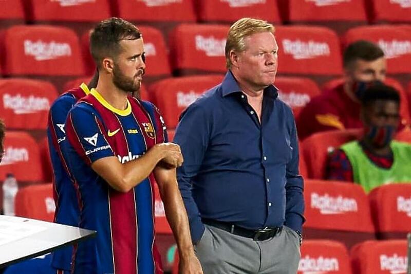 Miralem Pjanić i Ronald Koeman