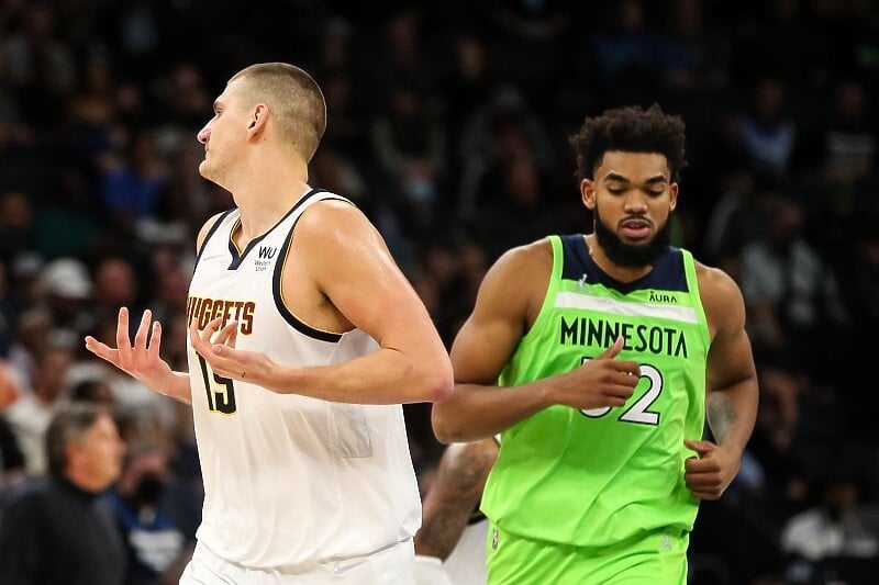 Jokić je protiv Minnesote postigao 26 poena uz 19 skokova (Foto: Twitter)