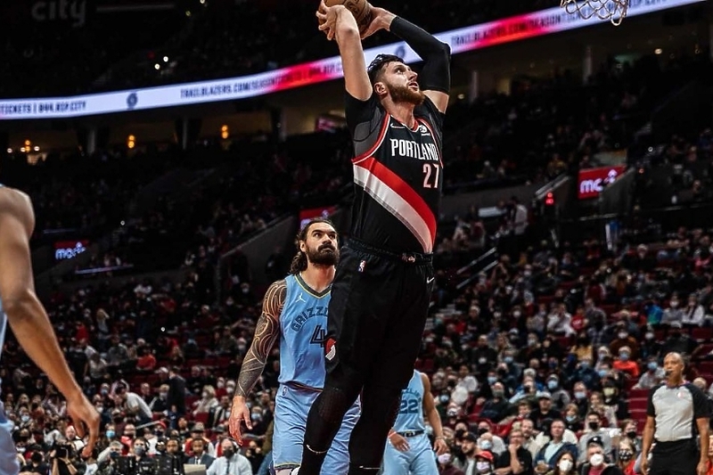 Nurkić je upisao i vrlo lijepo zakucavanje (Foto: Instagram)