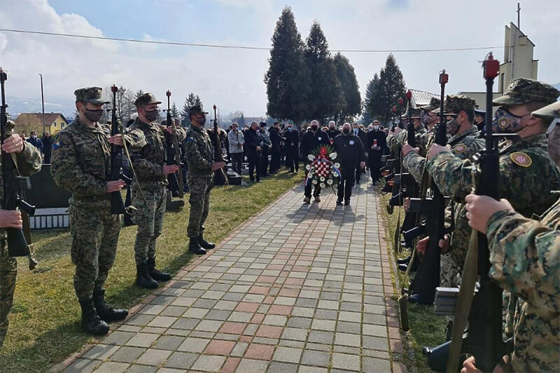 Vojnici snimljeni u Bugojnu (Foto: HDZ BiH / Jutarnji list)