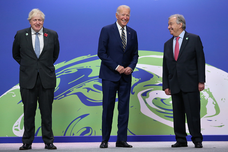 Boris Johnson, Joe Biden i Antonio Gutierres (Foto: EPA-EFE)