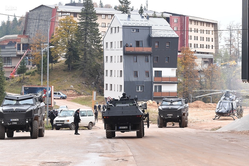 Vozila Despoti tokom vježbe na Jahorini (Foto: T. S./Klix.ba)