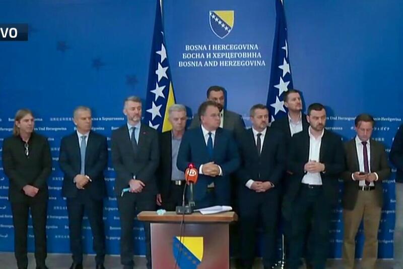 Konferencija za medije u Parlamentu BiH