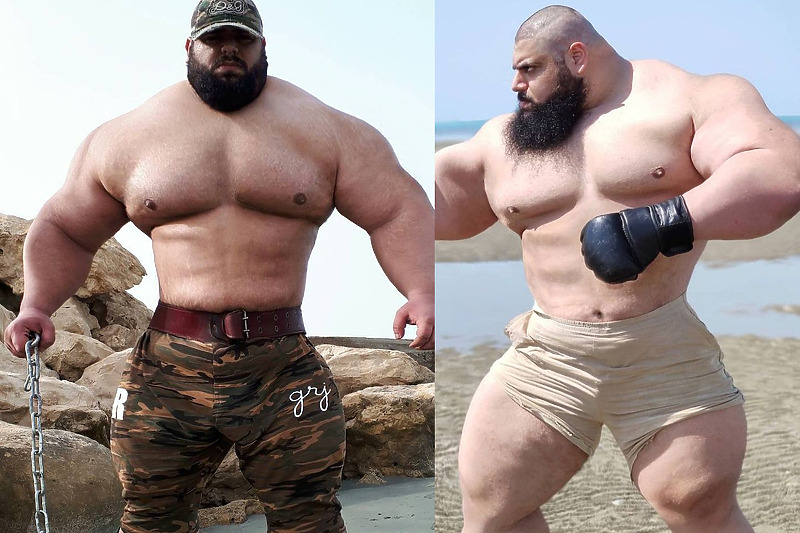 Gharibi je dizač tegova težak 180 kilograma (Foto: Instagram)
