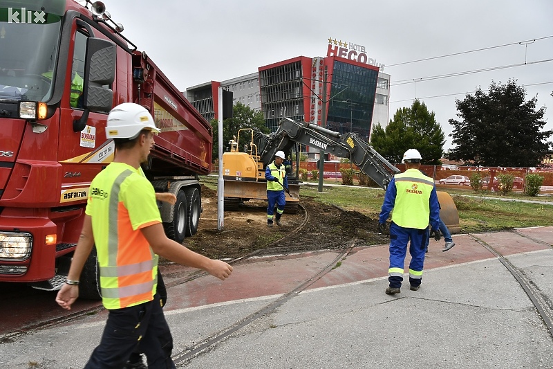 Rekonstrukcija tramvajske pruge počela 26. augusta ove godine (Foto: I. Š./Klix.ba)