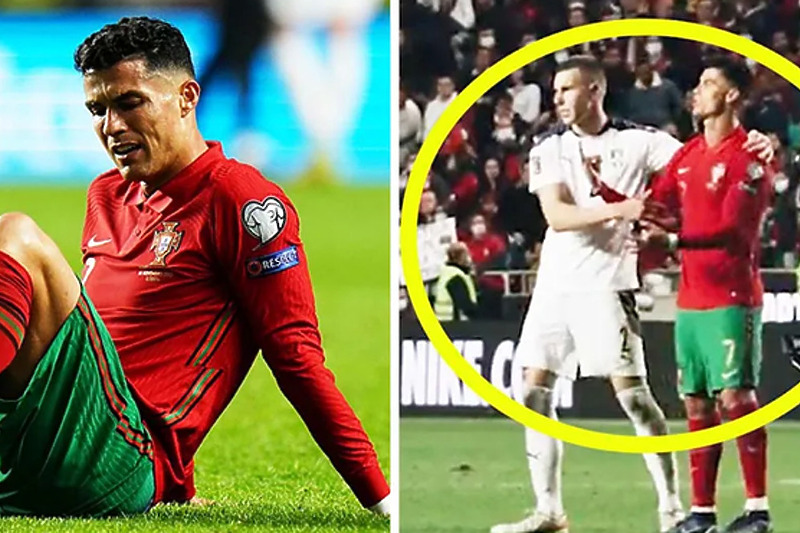 Ronaldo nije pokazao poštovanje prema selektoru (Foto: Twitter/Screenshot)