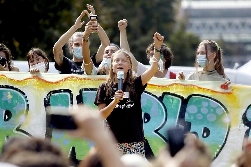 Greta Thunberg (Foto: EPA-EFE)