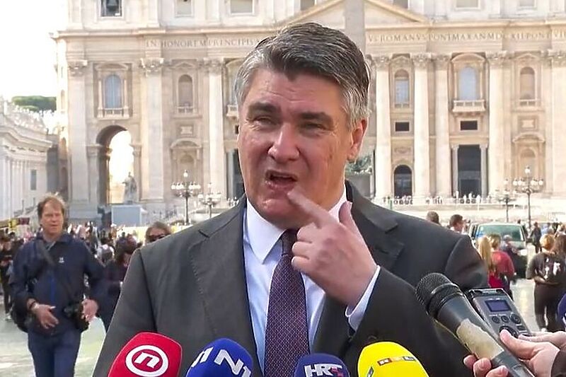 Milanović u Vatikanu (Foto:Screenshot)