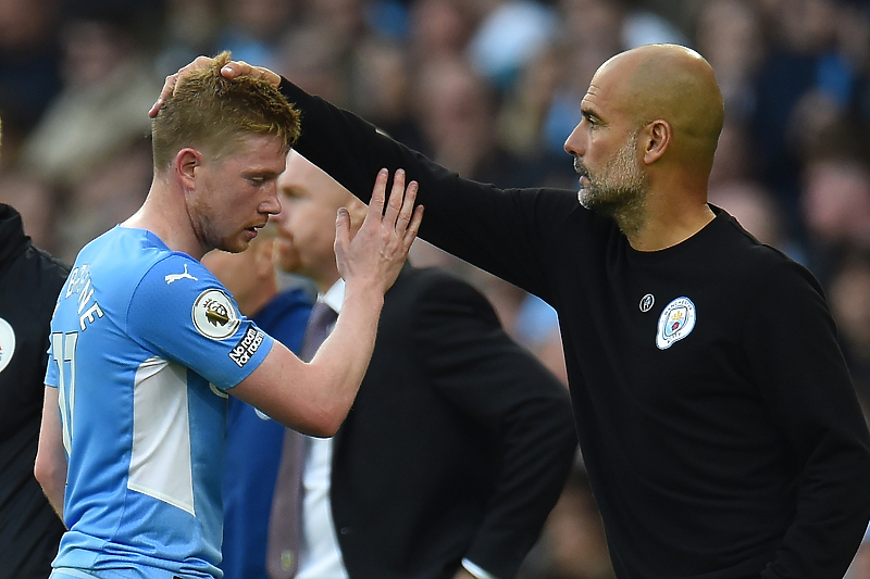 Kevin De Bruyne i Pep Guardiola (Foto: EPA-EFE)