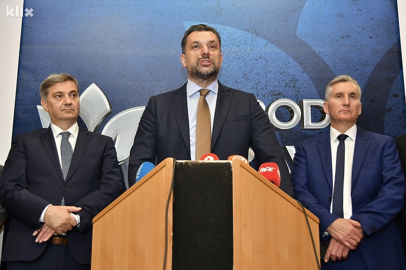 Denis Zvizdić, Elmedin Konaković i Kemal Ademović (Foto: I. Š./Klix.ba)