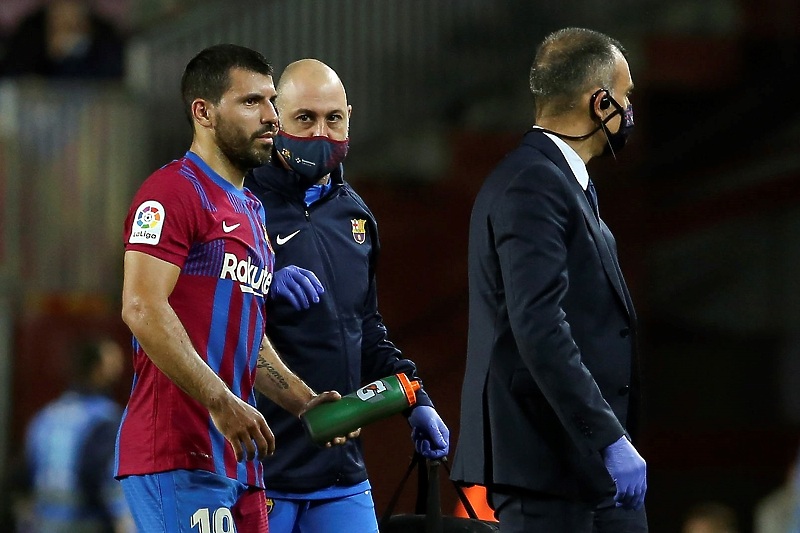 Aguero je posljednji meč odigrao protiv Alavesa (Foto: EPA-EFE)