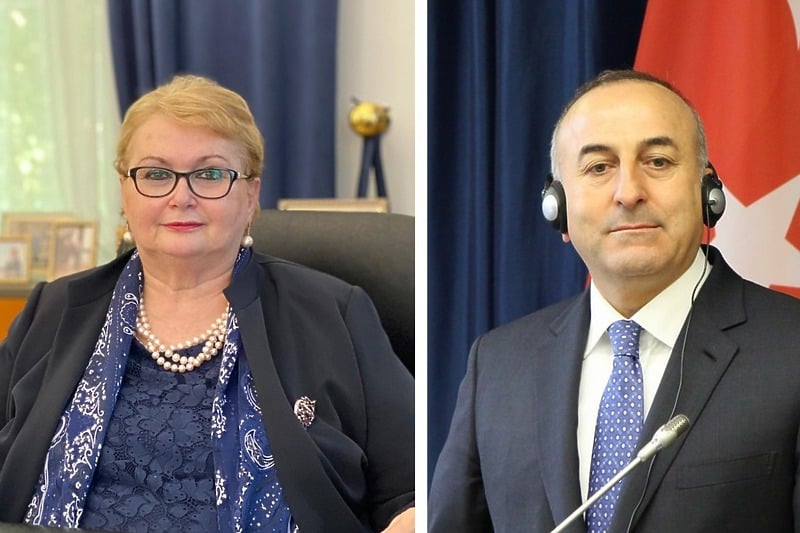 Bisera Turković i Mevlut Cavusoglu