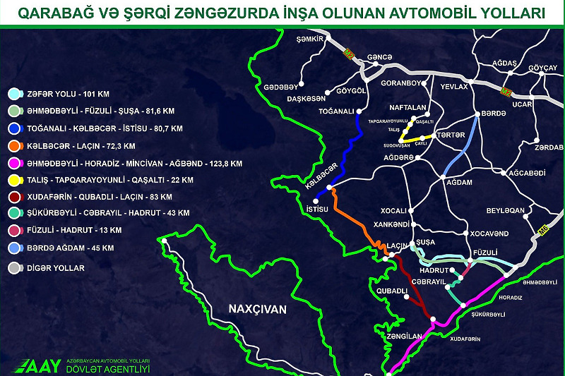 Infrastrukturni projekti u Nagorno-Karabahu (Foto:Twitter)