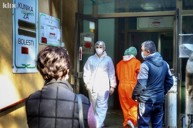 U UKC-u Tuzla hospitalizirana su 144 pacijenta (Foto: A. K./Klix.ba)