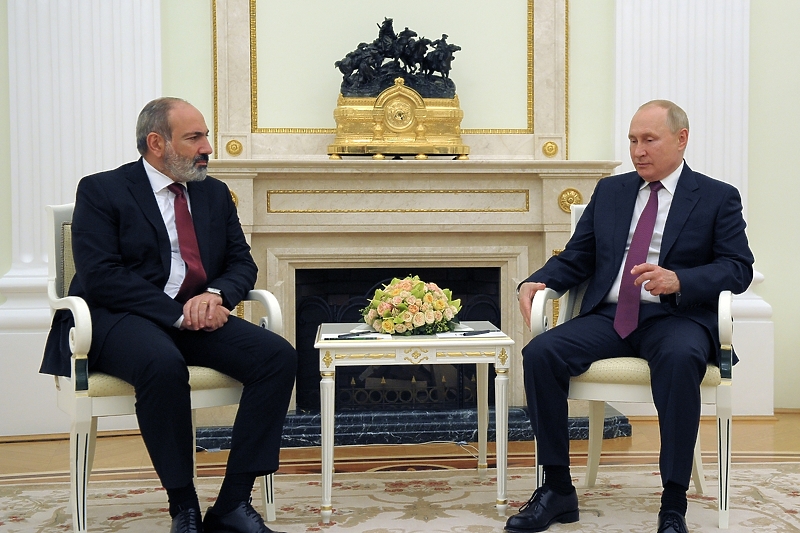 Pashinyan tokom ranijeg sastanka s Putinom (Foto: EPA-EFE)