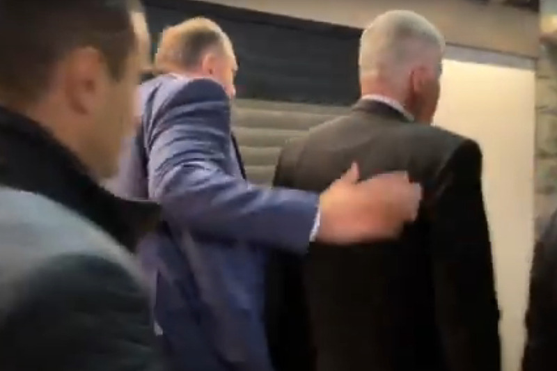 Dodik i Čović rezidenciju su zajedno napustili rezidenciju šefa Delegacije EU