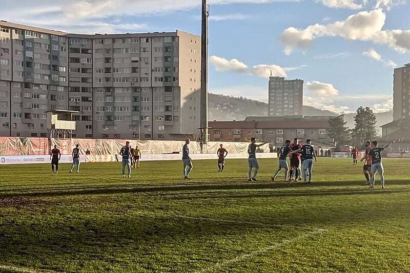 Detalji s utakmice Sloboda - Željezničar (Foto: Klix.ba)