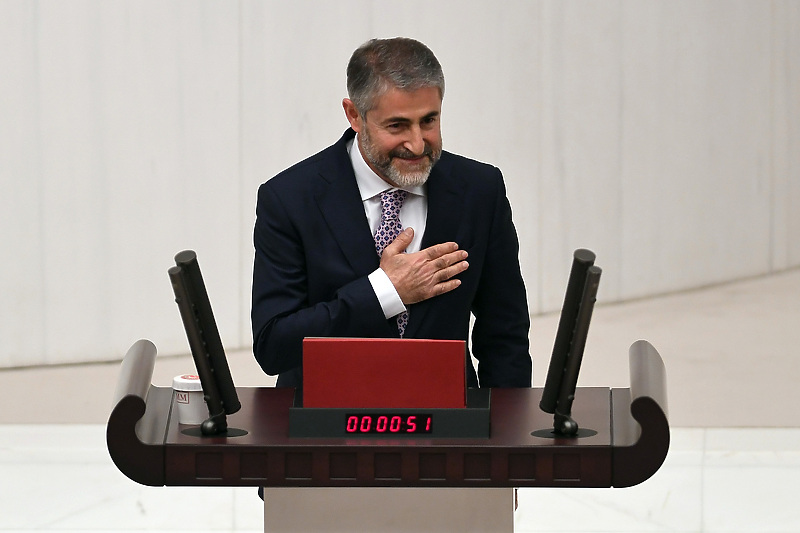 Nureddin Nebati, ministar finansija Turske (Foto: EPA-EFE)