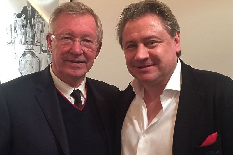 Andrei Kanchelskis u društvu Sir Alex Fergusona (Foto: Instagram)