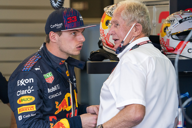 Max Verstappen i Helmut Marko (Foto: EPA-EFE)