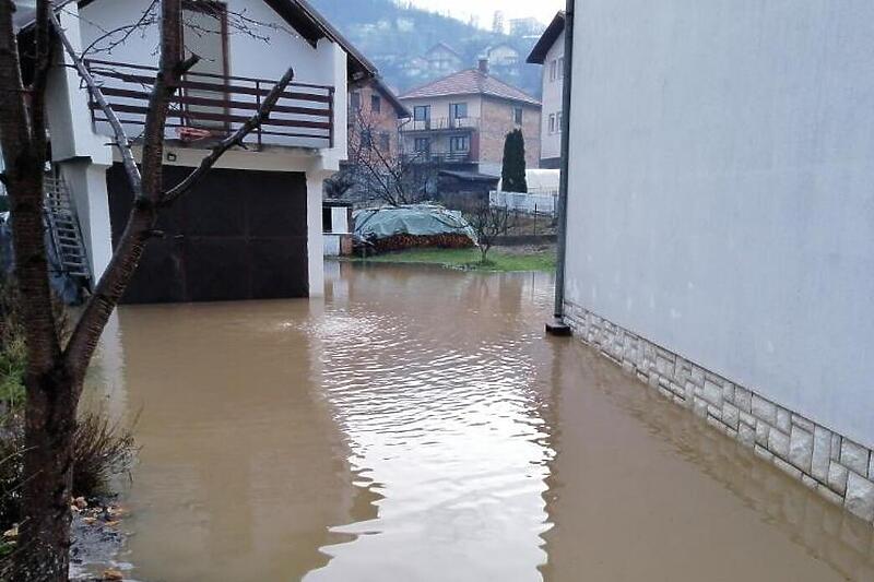 Poplave u Vogošći (Foto: Općina Vogošća)