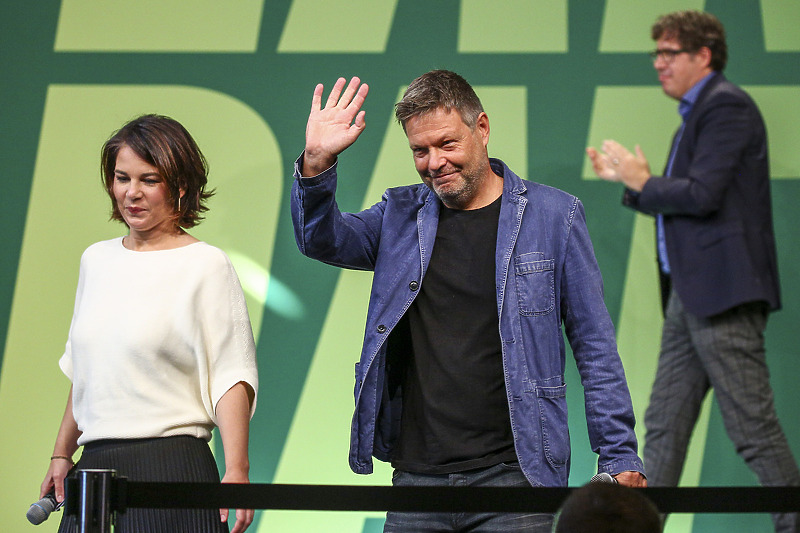 Lideri Zelenih Annalena Baerbock i Robert Habeck (Foto: EPA-EFE)