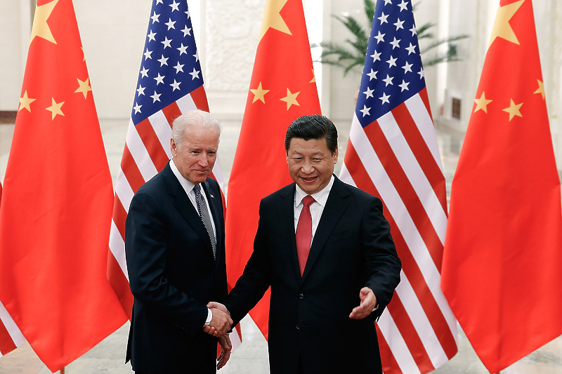 Predsjednik SAD-a Joe Biden i kineski predsjednik Xi Jinping (Foto: EPA-EFE)