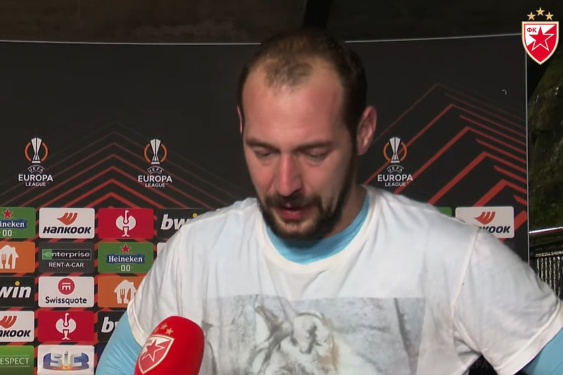 Borjan je ponovo bio heroj Zvezde (Foto: Screenshot/Crvena zvezda)