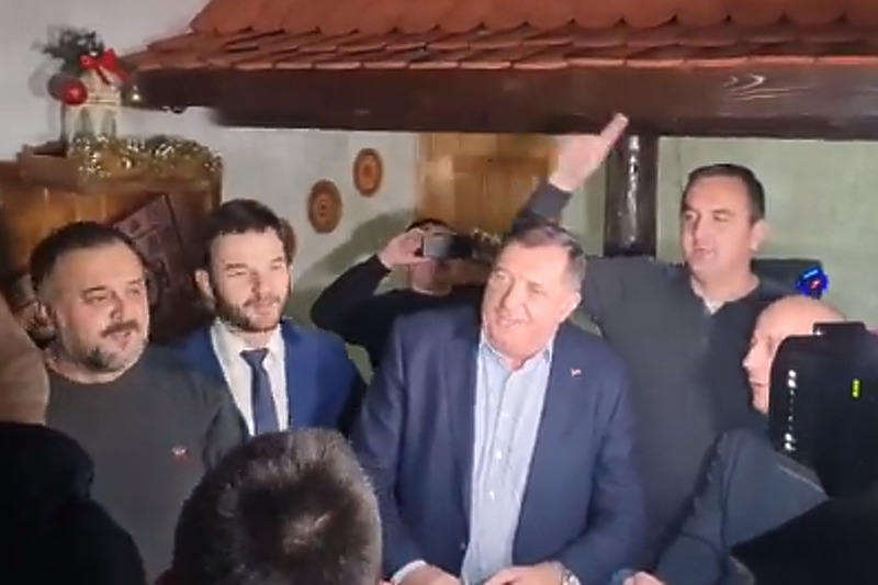 Dodik prije nekoliko sati stigao u Prijedor (Foto: Screenshot)