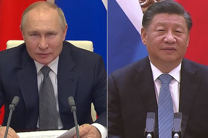 Putin i Xi Jinping tokom sastanka (Foto: Screenshot)