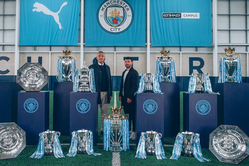 Aguero je sa Cityjem osvojio 15 trofeja (Foto: MCFC)