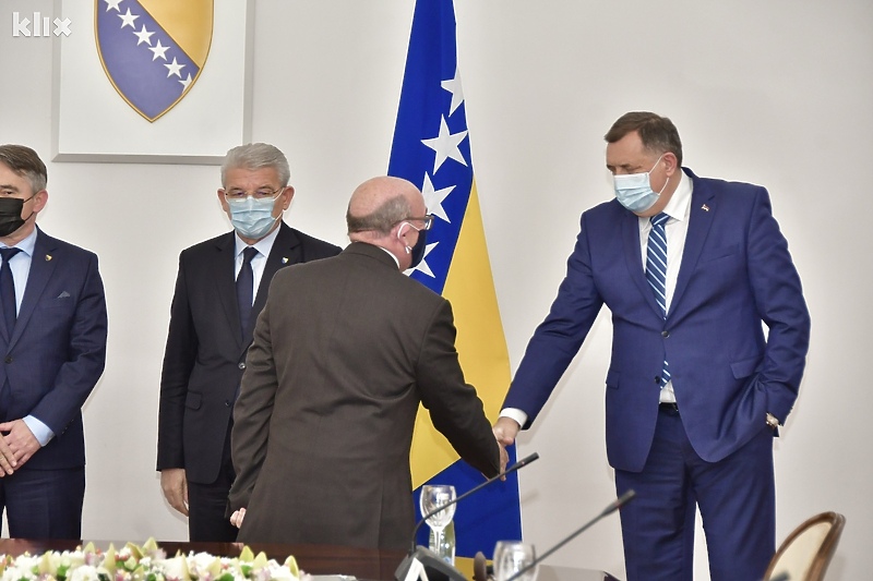 Dodik tokom susreta sa Peachom (Foto: T. S./Klix.ba)