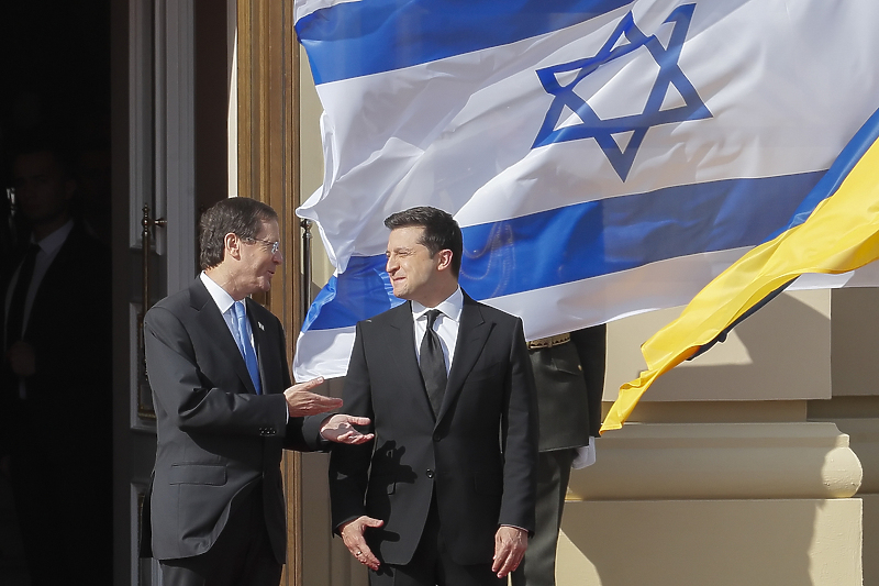 Isaac Herzog i Vladimir Zelenski (Foto: EPA-EFE)