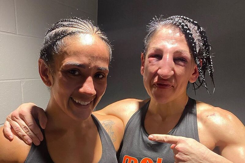 Amanda Serrano i Miriam Gutierrez nakon borbe (Foto: Instagram)