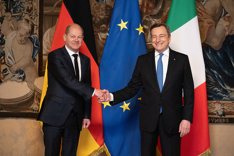 Olaf Scholz i Mario Draghi (Foto: Governo.it)