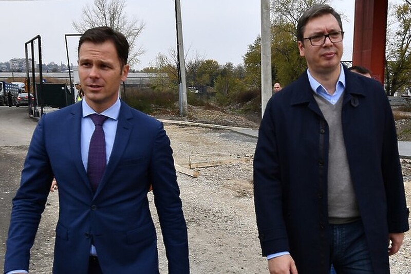 Siniša Mali i Aleksandar Vučić