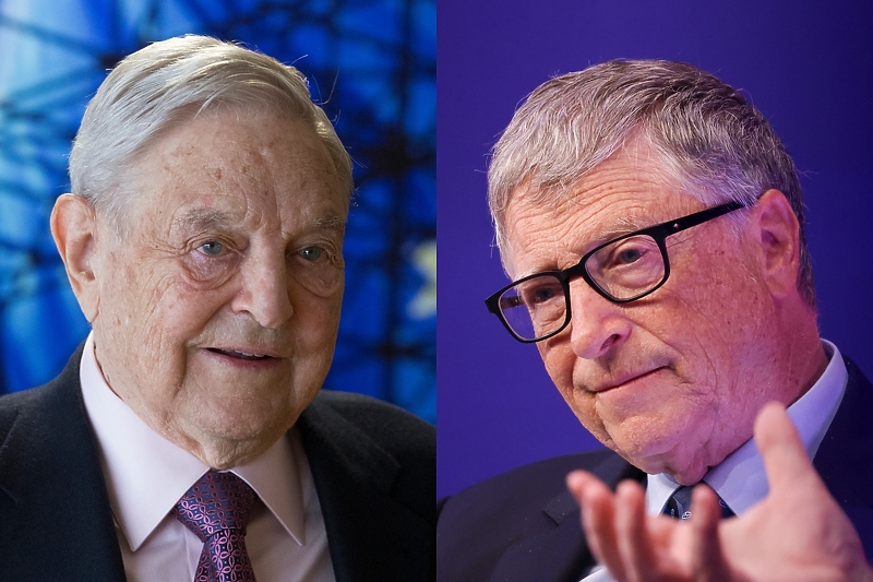 George Soros i Bill Gates (Foto: EPA-EFE)