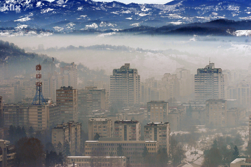 Sarajevo je često na vrhu ljestvice najzagađenijih gradova na svijetu (Foto: D. Ć./Klix.ba)