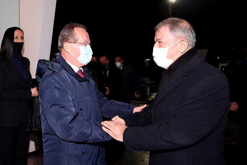 Sifet Podžić i Hulusi Akar (Foto: msb.gov.tr)