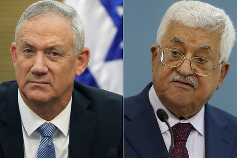 Benny Gantz i Mahmoud Abbas (Foto: EPA-EFE)