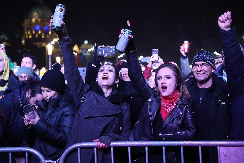 Proslava Nove godine u Beogradu (Foto:  Mateja Stanisavljević/ATAImages/PIXSELL)