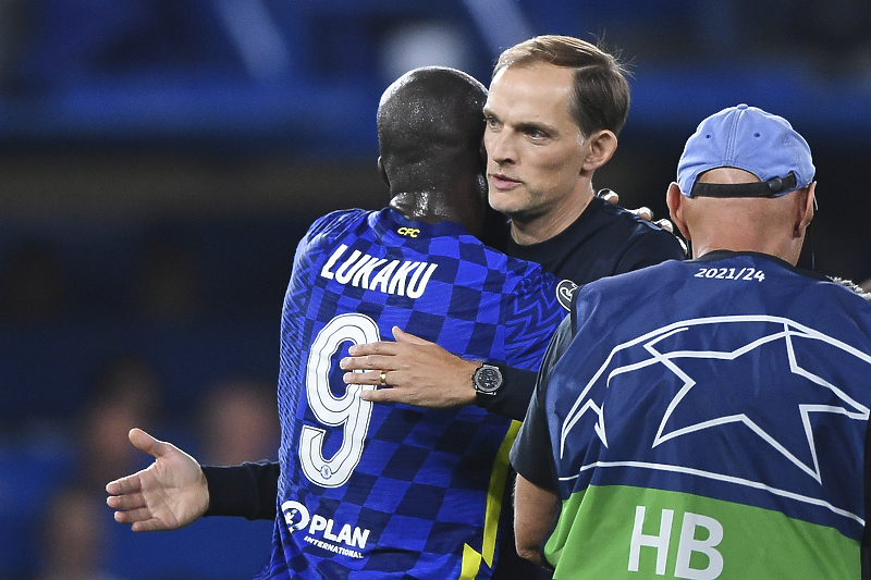 Romelu Lukaku i Thomas Tuchel (Foto: EPA-EFE)