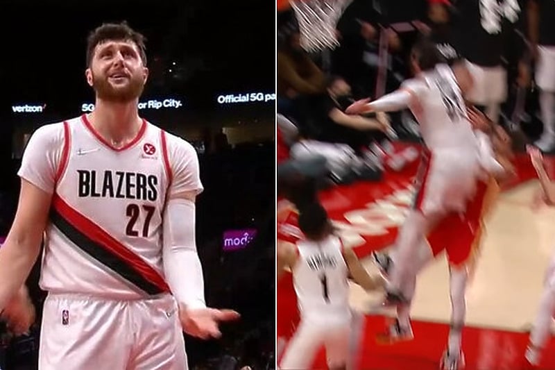 Nurkić i Young imali žestok obračun (Foto: Screenshot)