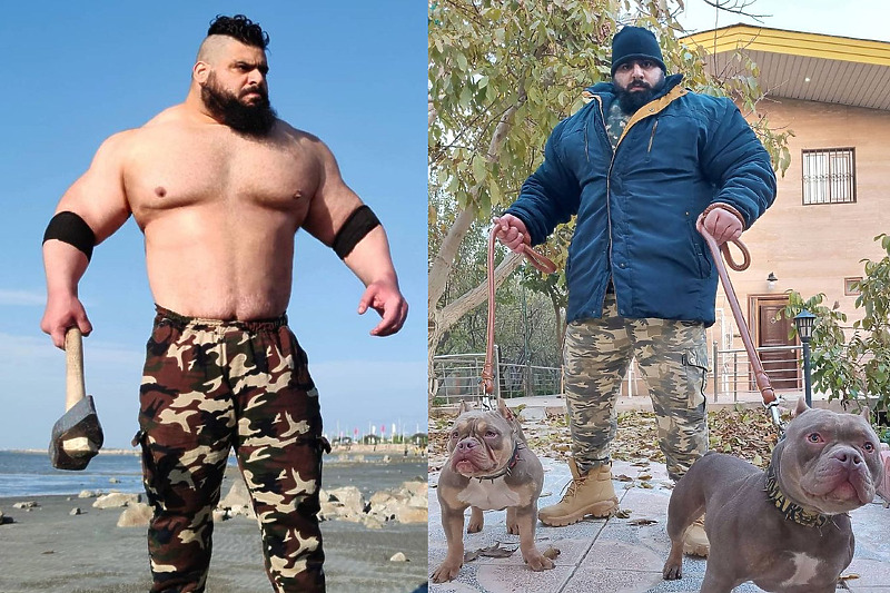 Gharibi je dizač tegova težak 180 kilograma (Foto: Instagram)