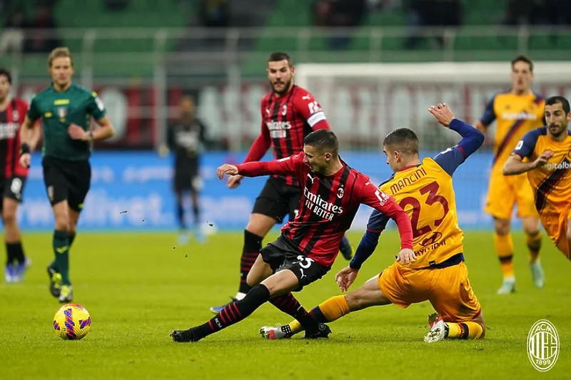 Krunić je igrao nešto više od sat vremena protiv Rome (Foto: AC Milan)