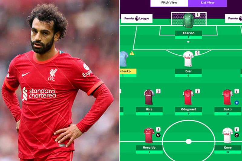 Mohamed Salah predvodi listu s najvećim brojem bodova (Foto: FPL/Screenshot)