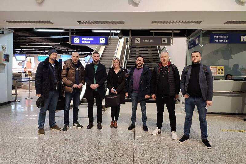 Ministar Delić s privrednicima na sarajevskom aerodromu